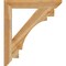 Ekena Millwork Merced Slat Rough Sawn Bracket, Western Red Cedar, 4"W x 30"D x 34"H BKT04X30X34MRC06RWR - alternate 4